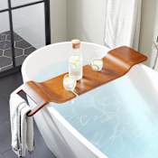 Signature Hardware Orsen Maple Wood Tub Caddy N/A