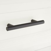 Signature Hardware Khoit 6 Inch Center to Center Bar Cabinet Pull Black