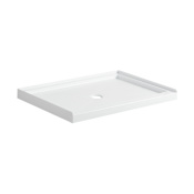 Signature Hardware 48" x 36" Rectangular Shower Base with Single Threshold and Center Drain White