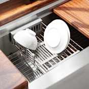 Signature Hardware Workspace Plastic Rinse Basket Stainless Steel