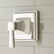 Signature Hardware Pinecrest Volume Control Lever Handle Polished Nickel