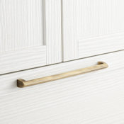 Signature Hardware Rindahl 17-3/4 Inch Center to Center Appliance Pull Antique Brass