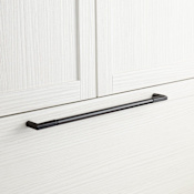 Signature Hardware 24" Lunata Solid Brass Appliance Pull Satin Black