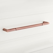Signature Hardware 6" Lunata Solid Brass Cabinet Pull Antique Copper