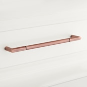 Signature Hardware 8" Lunata Solid Brass Cabinet Pull Antique Copper