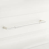 Signature Hardware 8" Lunata Solid Brass Cabinet Pull Polished Nickel