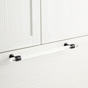 Signature Hardware 18" Beryn Acrylic Appliance Pull Matte Black