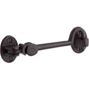 Signature Hardware 5-1/2" Solid Bronze Cabin Door Hook Dark Bronze