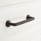 Signature Hardware 3 Inch Center to Center Handle Cabinet Pull Dark Bronze