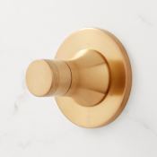 Signature Hardware Lentz 6 Function Knob Handle Diverter Trim - Less Valve Brushed Gold