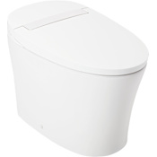 Signature Hardware Narelle 1.28 GPF One Piece Elongated Toilet - Standard Seat Included White