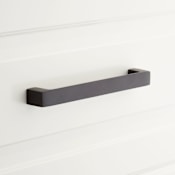 Signature Hardware Gebara 12-5/8 Inch Center to Center Bar Cabinet Pull Matte Black