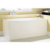 Signature Hardware Aliyah 59" Acrylic Right Corner Tub White