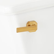 Signature Hardware Benbrook 2-7/8" Toilet Tank Lever Brushed Gold