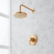 Signature Hardware Lexia Pressure Balance Shower Only Package Trim - Less Rough-In Valve Brushed Gold