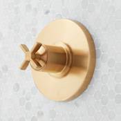 Signature Hardware Vassor Pressure Balanced Valve Trim - Accufit Rough-In Valve Included Brushed Gold