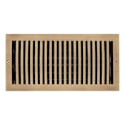 Signature Hardware 6" x 10" Brass Wall Register Antique Brass