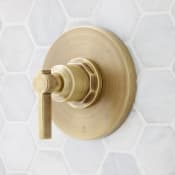 Signature Hardware Greyfield Pressure Balanced Valve Trim Only - Less Rough-In Valve Aged Brass