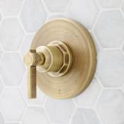 Signature Hardware Greyfield Pressure Balanced Valve Trim - Accufit Rough-In Valve Included Aged Brass