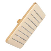 Signature Hardware FundamentALL 8" Soft Square Single-Function 1.75 GPM Shower Head Brushed Gold