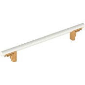 Signature Hardware Anberlin 7-9/16 Inch Center to Center Bar Cabinet Pull Brushed Gold
