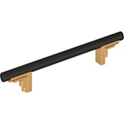 Signature Hardware Anberlin 5-1/16 Inch Center to Center Bar Cabinet Pull Brushed Gold