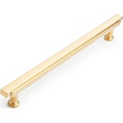 Signature Hardware Gilderoy 8-13/16 Inch Center to Center Bar Cabinet Pull Brushed Gold