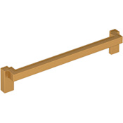 Signature Hardware Matilde 12 Inch Center to Center Appliance Pull Brushed Gold