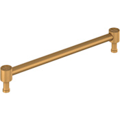 Signature Hardware Orwell 8-13/16 Inch Center to Center Handle Cabinet Pull Brushed Gold