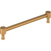 Signature Hardware Orwell 7-9/16 Inch Center to Center Handle Cabinet Pull Brushed Gold