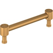 Signature Hardware Orwell 5-1/16 Inch Center to Center Handle Cabinet Pull Brushed Gold