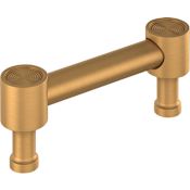 Signature Hardware Orwell 3 Inch Center to Center Handle Cabinet Pull Brushed Gold