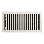 Signature Hardware Modern Steel Oversized Wall Register - 6" x 10" Brushed Nickel
