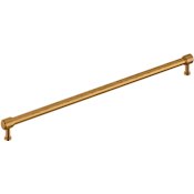 Signature Hardware Lazzara 24 Inch Center to Center Hammered Appliance Pull Brushed Gold
