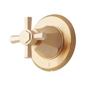 Signature Hardware Elita Single Handle Volume Control Valve Trim - Less Handle and Valve Brushed Gold