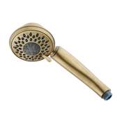 Signature Hardware FundamentALL Traditional Round Multifunction 1.8 GPM Hand Shower Aged Brass