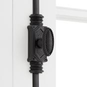 Signature Hardware Aldemer 72 Inch Tall Window Cremone Security Bolt Matte Black