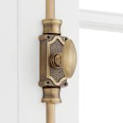 Signature Hardware Corabel 108 Inch Tall Door Cremone Security Bolt Antique Brass