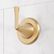 Signature Hardware Provincetown In-Wall Shower Diverter Trim Kit Brushed Gold