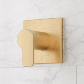 Signature Hardware Hibiscus In-Wall Shower Volume Control Handle Trim Brushed Gold