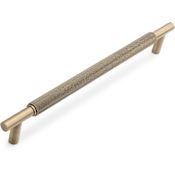 Signature Hardware Arles 8-13/16 Inch Center to Center Bar Cabinet Pull Antique Brass
