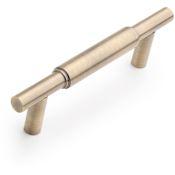 Signature Hardware Colmar 3 Inch Center to Center Bar Cabinet Pull Antique Brass