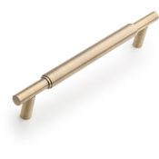 Signature Hardware Colmar 5-1/16 Inch Center to Center Bar Cabinet Pull Antique Brass