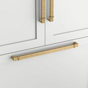 Signature Hardware Marta Brass 18 Inch Center to Center Appliance Pull Antique Brass