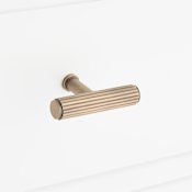 Signature Hardware Brixlee 1-1/2 Inch Bar Cabinet Knob Antique Brass
