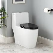 Signature Hardware Sitka 1.28 GPF One Piece Elongated Toilet - Seat Included, ADA Compliant White