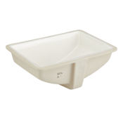 Signature Hardware Myers 21" Rectangular Porcelain Undermount Bathroom Sink Biscuit