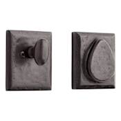 Signature Hardware Solid Bronze Rectangular Deadbolt Lock Dark Bronze