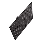 Signature Hardware Lowden 1.8 GPM Single Function Rain Shower Head Matte Black