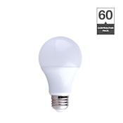 Simply Conserve Contractor Pack of (60) 11 Watt Soft White Dimmable A19 Medium (E26) LED Bulbs N/A